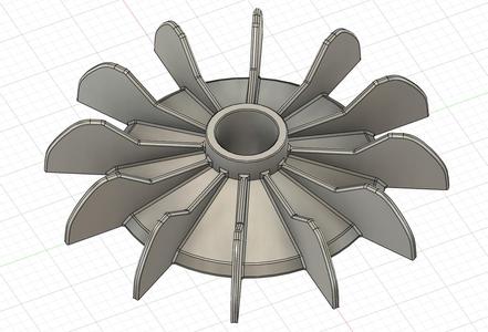 Electric motor fan