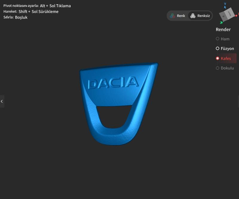 Dacia logo emblem 2012-2022