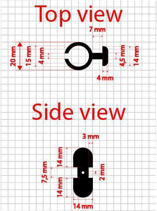 bike lock mount / uchwyt na zapięcie rowerowe