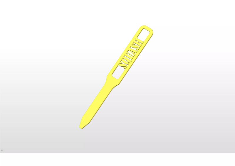 3D Garden Marker for Squash Plants