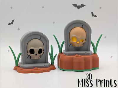TombStones with optional LED Tea Candle