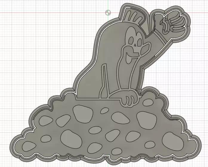 LITTLE MOLE ON HILL - COOKIE CUTTER