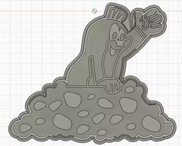 LITTLE MOLE ON HILL - COOKIE CUTTER