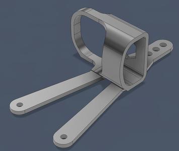 Protek 25 Camera Mount Runcam Thumb Pro Jello free adjustable