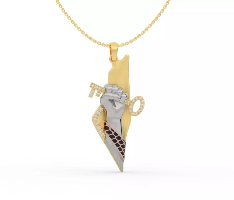 Jarusalem pendant key kudus free palestine