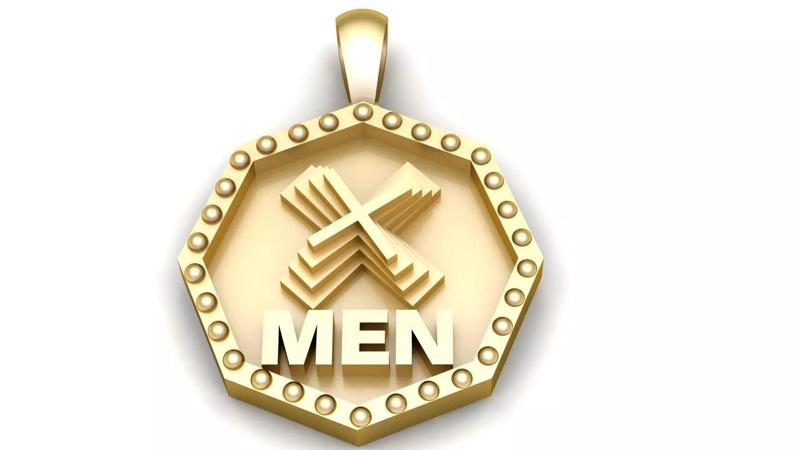 MEN CROSS PENDANT 3D PRITNABLE MODEL
