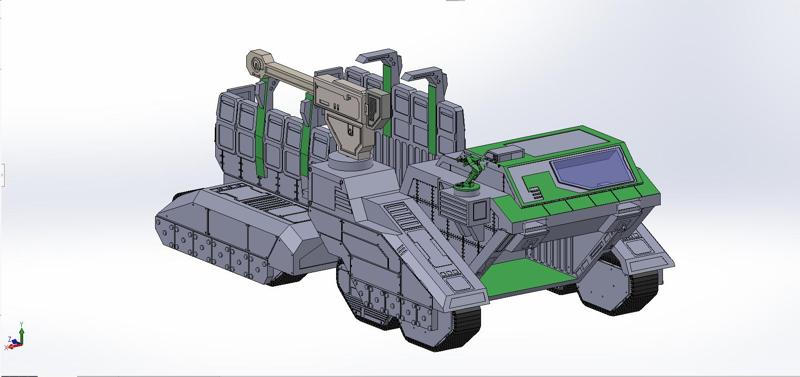 Halo 3 elephant full rc 1/18 scale (3.75)