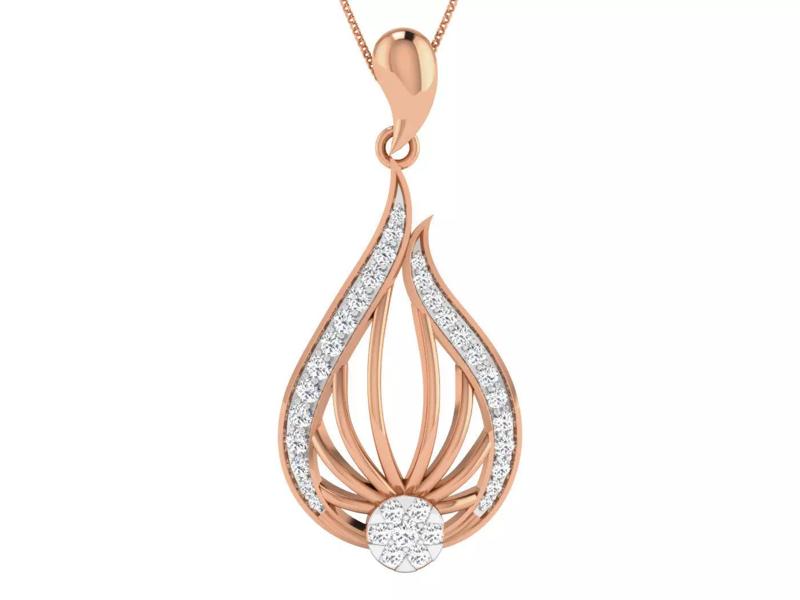 High Jewelry Pendant Earrings Set 3dm stl obj mtl gltf glb