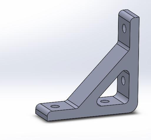 Right Angle Brace for V-Slot 3030 100mm
