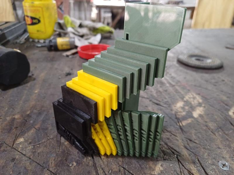 100° angle cutting die for pipes with a 50 mm face