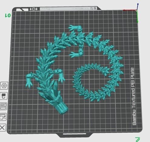 Crystal dragon 3d model