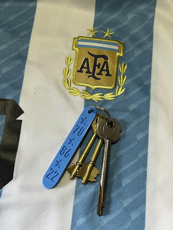 TRICAMPEON ARGENTINA KEYCHAIN