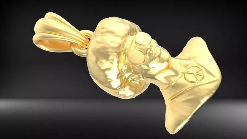 Hippie man Pendant Necklace Charm Bracelet Jewelry