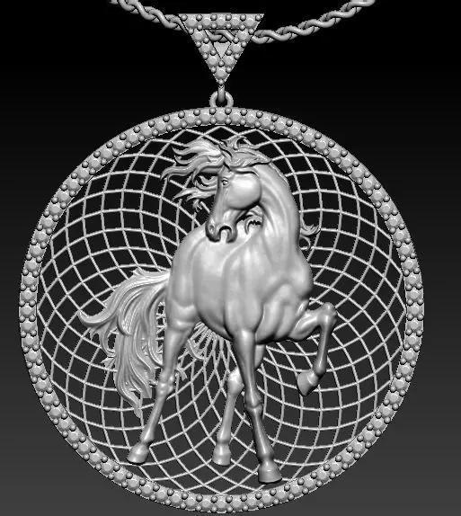 hours pendant Sculpture jewelry gold