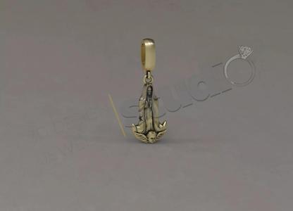 Detailed pandora Mary pendant 3d model
