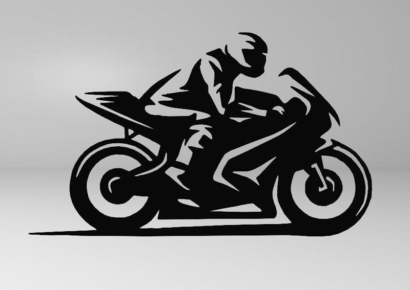 LINE ART MOTOCICLE 2, 2d art Motocicle, wall art motocicle, 2d moto