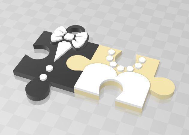 Wedding Key Ring Puzzles