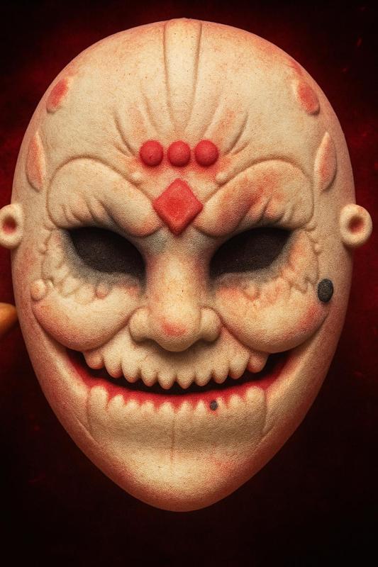 Scary Mask, BATH BOMB MOLD , Hybrid Mold