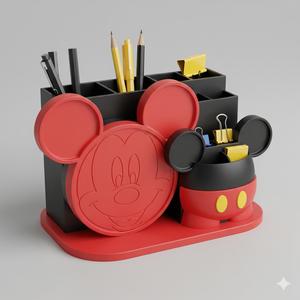 Mickey Mouse Desk Organizer ✏️📒🖊️