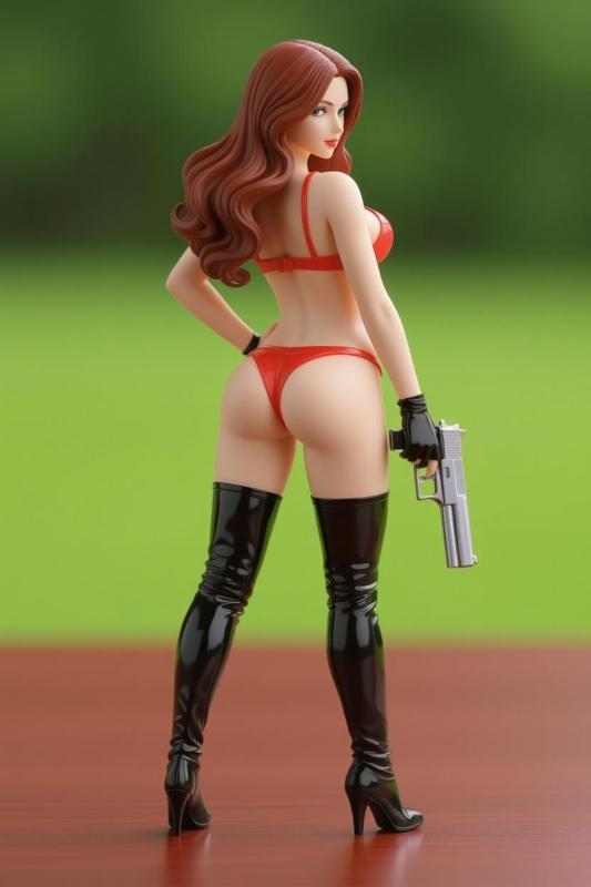 Sexy red head widow / art toy / nsfw / magic makes