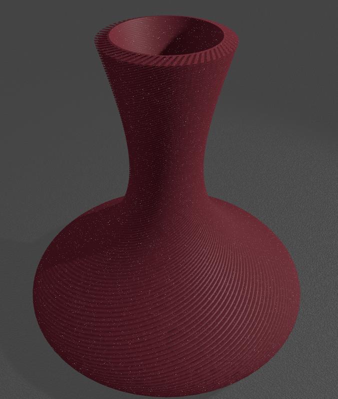 Slim Spiral Vase