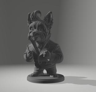 Sir Wigsley Barkley III – The Crooner of Canine Cabaret