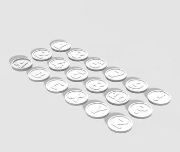 Simple 40MM Objective Markers