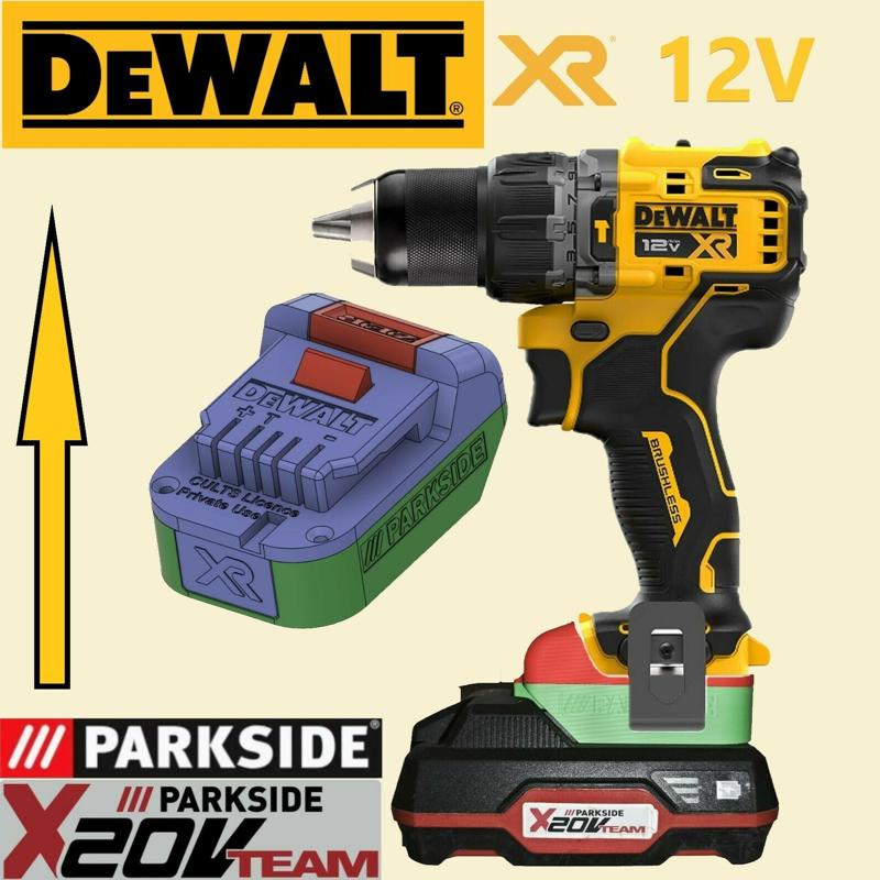 PARKSIDE X20V on DEWALT 12V