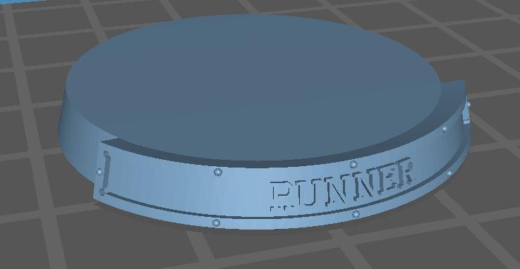 Runner Base and Nameplate for Blood Bowl