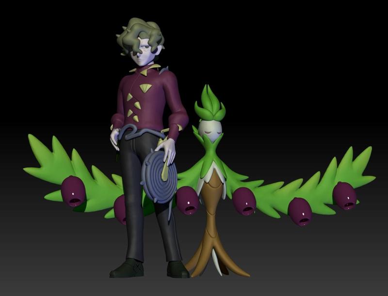 Pokemon Paldea Gym Leader Brassius