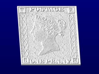 Penny Black Stamp Coaster