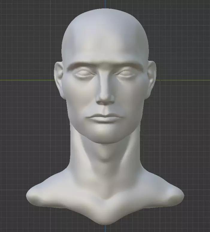 Mads Mikkelsen Head Bust