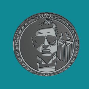 Vito Corleone Print Model Vito Corleone Medallion Vito Corleone Wall Decor