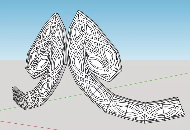 Padme Amidala Satin Nightgown Brooch - Cosplay Prop Star Wars