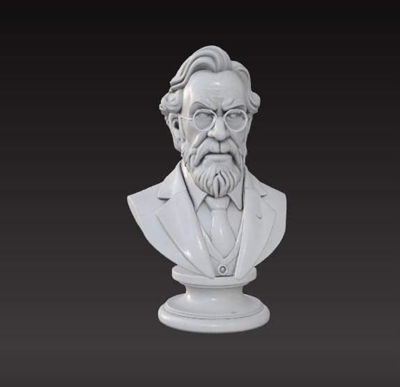 bust of a professor