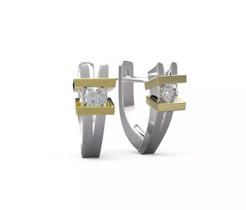 140305 E Earrings with stright lines