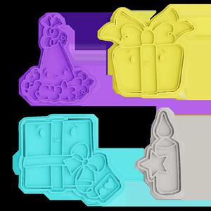 COOKIE CUTTER birthday set
