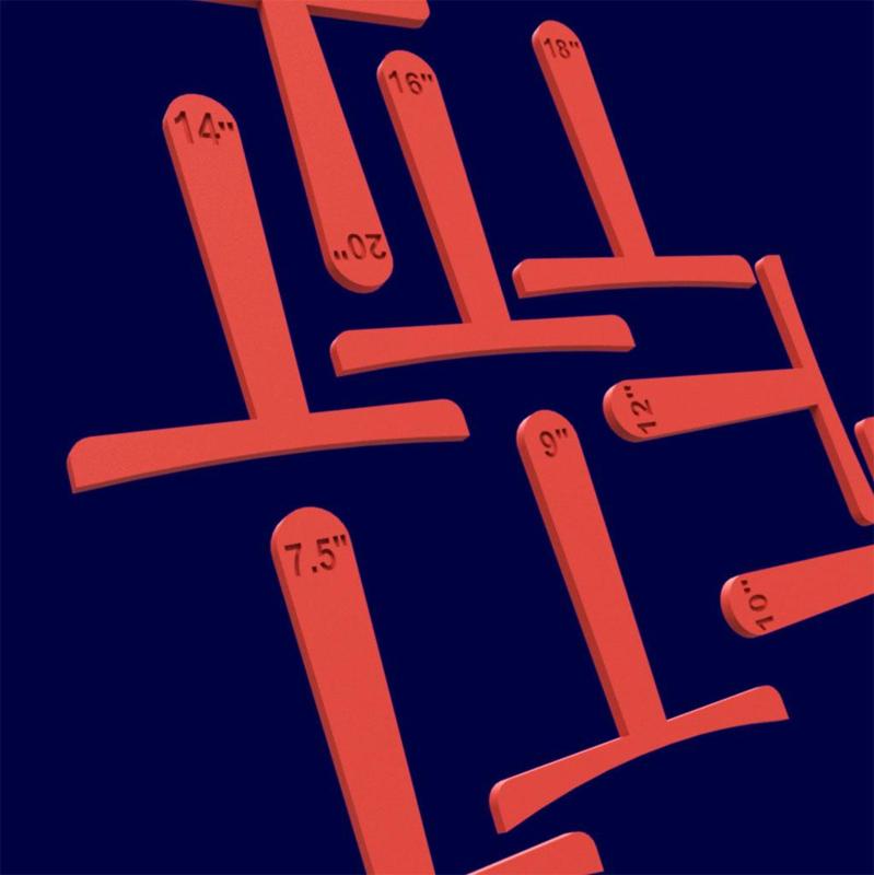 8x Guitar Radius Gauges (radius gauge) v2.0