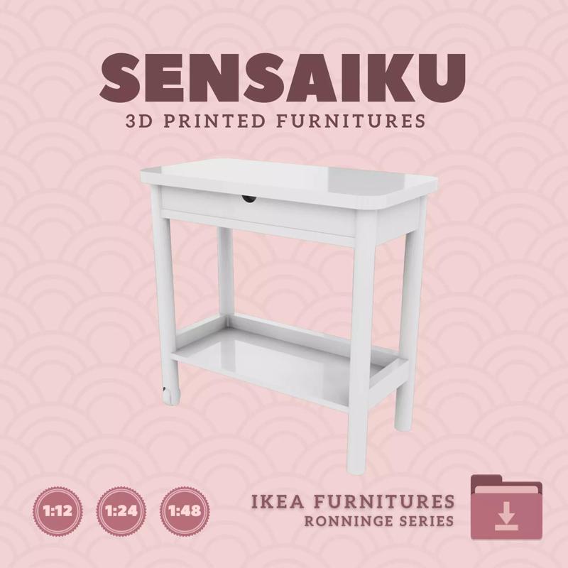 RONNINGE Utility Cart for Miniature Dollhouse - IKEA - 3D Print