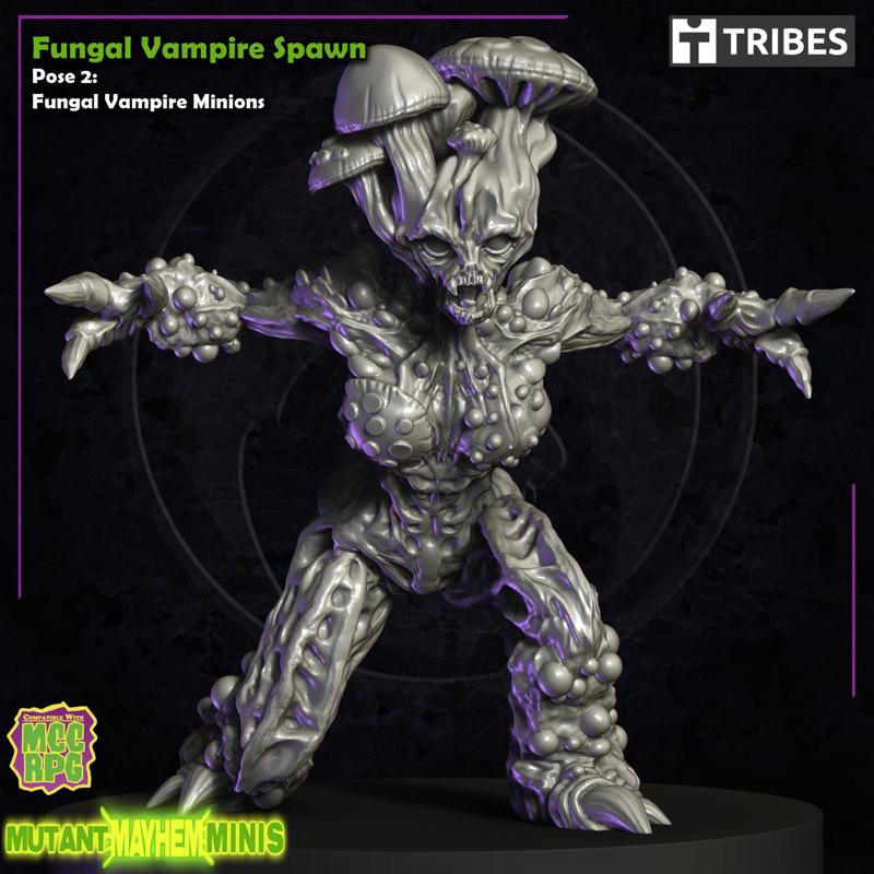 FUNGAL VAMPIRE SPAWN: Female Pose 2 – Fungal Vampire Minions