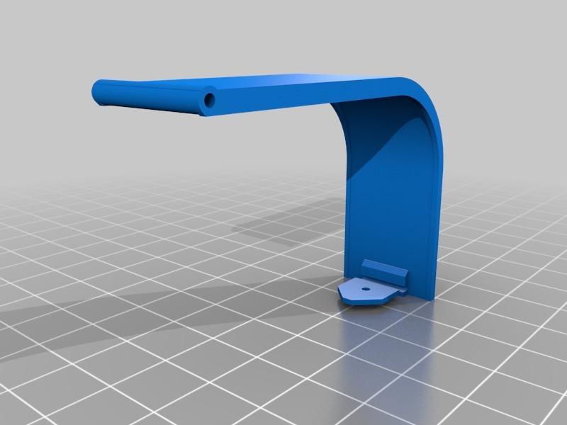 Iris+ replacement door and latch for 3drobotics iris plus