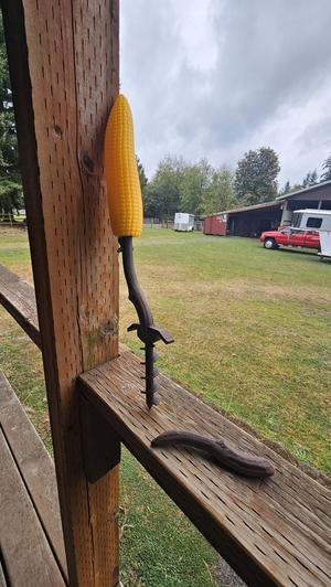 Corn On The Cob - Ejaculating TPU Corn Dildo + Mount
