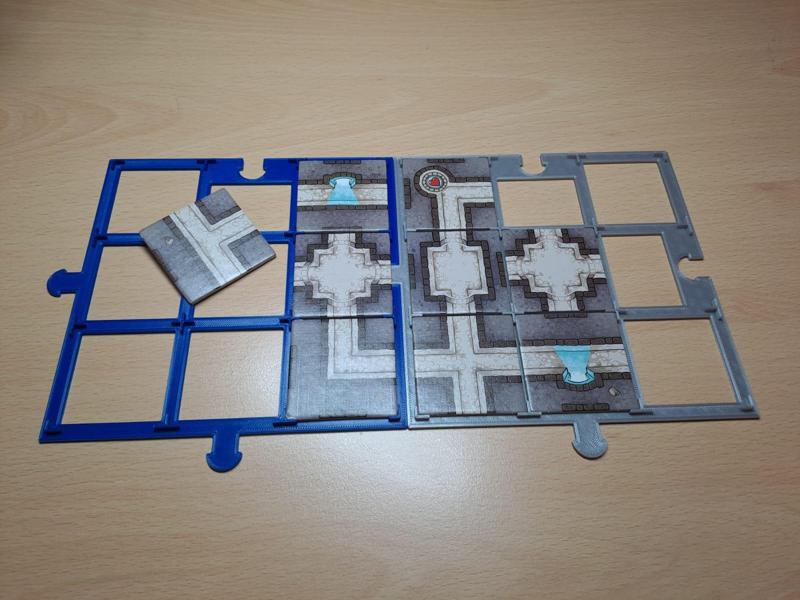 KARAK, karak mřížka čtvercová, šablona