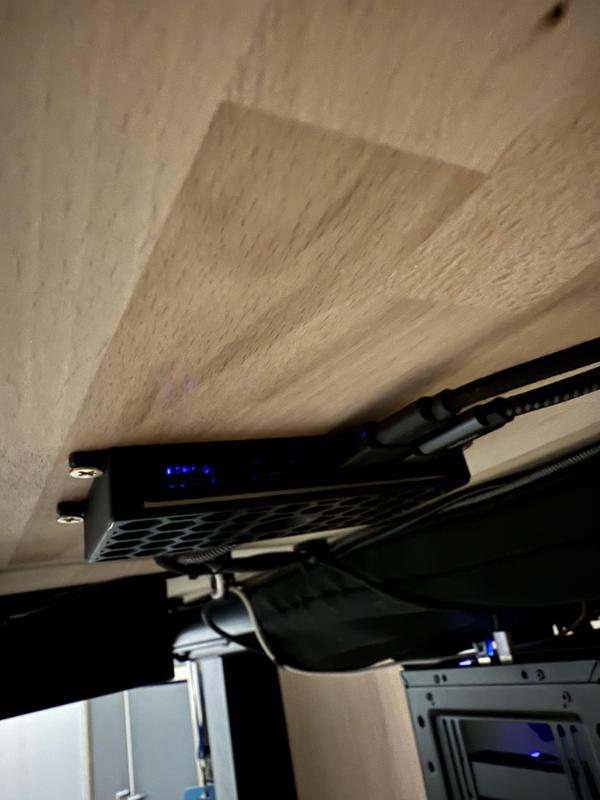 Bawanfa USB Switch under Desk Cage Mount