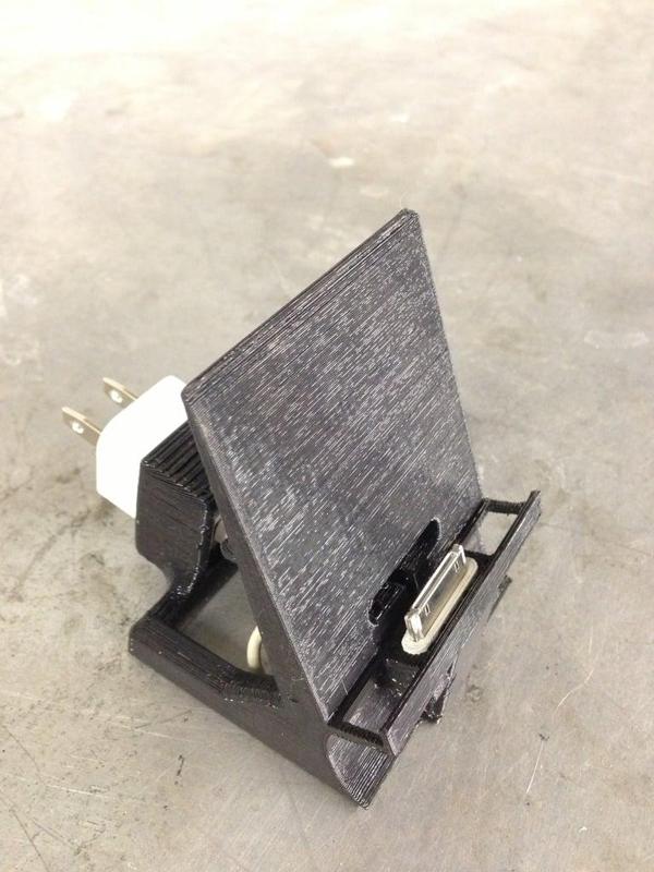 iPhone 4, 4s Wall Stand with speaker cut outs 