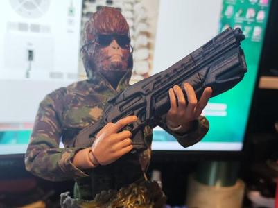1:6 Action Figure Weapon - Sci-Fi Heavy Rifle