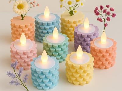 vase tealight 