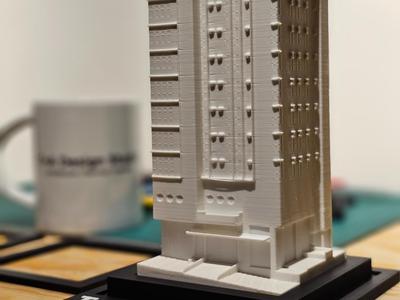 Architecture 10 Storey Building Scale Model