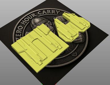 Springfield Echelon Compact TLR-7 HLX IWB Taco Holster Mold with TrimJigg