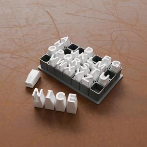 UPPERCASE ALPHABET STAMP SET